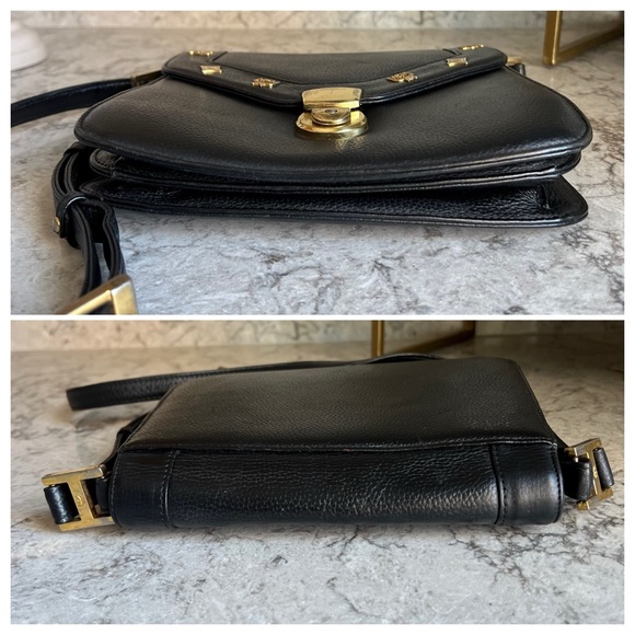 Vintage MCM Crossbody - Black Leather - Picture 6 of 16